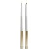 Uyuni Lighting Soft-fit Kronelys LED 2 stk. �2,3xH32 cm, Stripe Gold