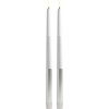 Uyuni Lighting Soft-fit Kronelys LED 2 stk. �2,3xH32 cm, Stripe Pearl White