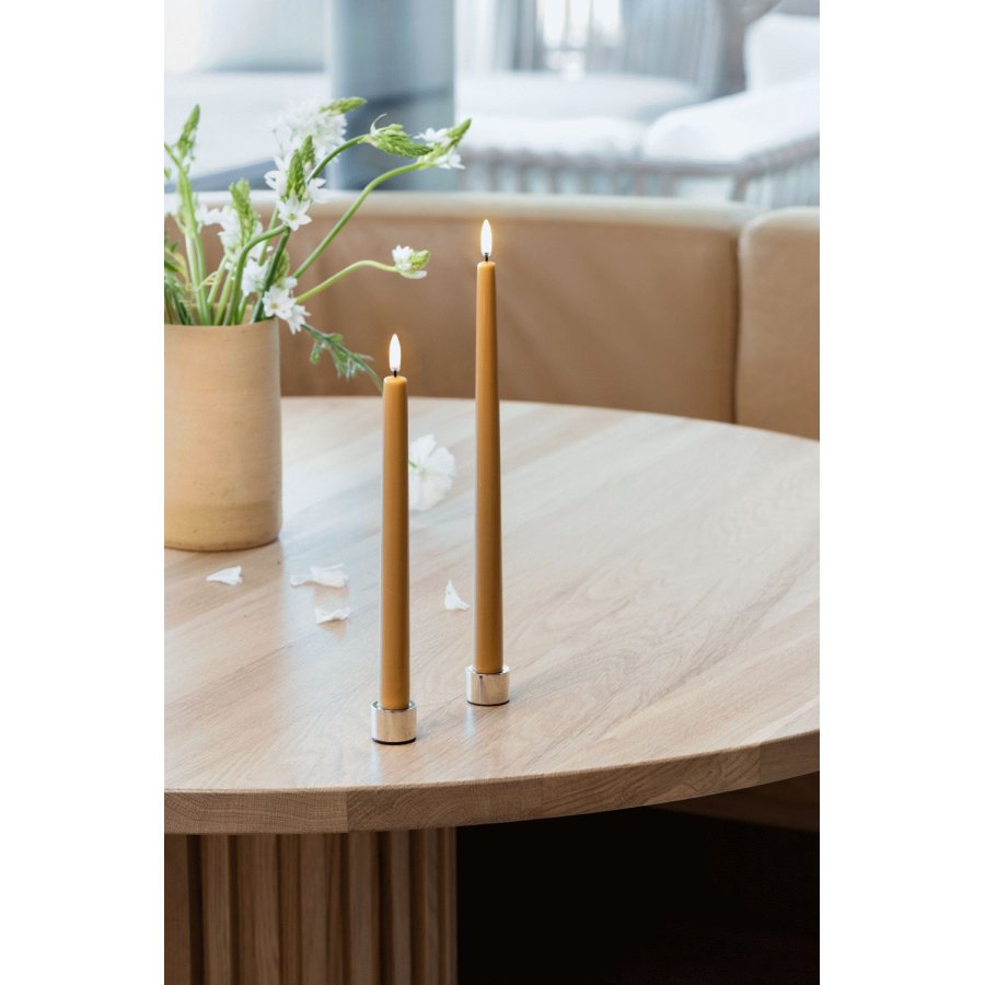 Uyuni Lighting Kronelys LED 2 stk. �2,3xH25 cm, Wild Honey