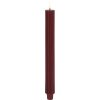 Uyuni Lighting Kronelys m. Riller LED 2 stk. 3,2xH25cm, Wine Red