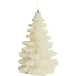 Uyuni Lighting Juletrsformetlys LED 10xH15 cm, Ivory