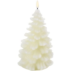Uyuni Lighting Juletræslys LED Ø11xH18 cm, Ivory