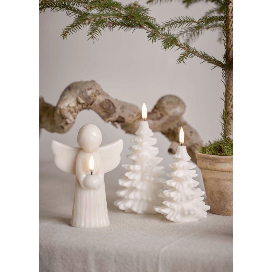 Uyuni Lighting Juletrsformetlys LED 10xH15 cm, Nordic White