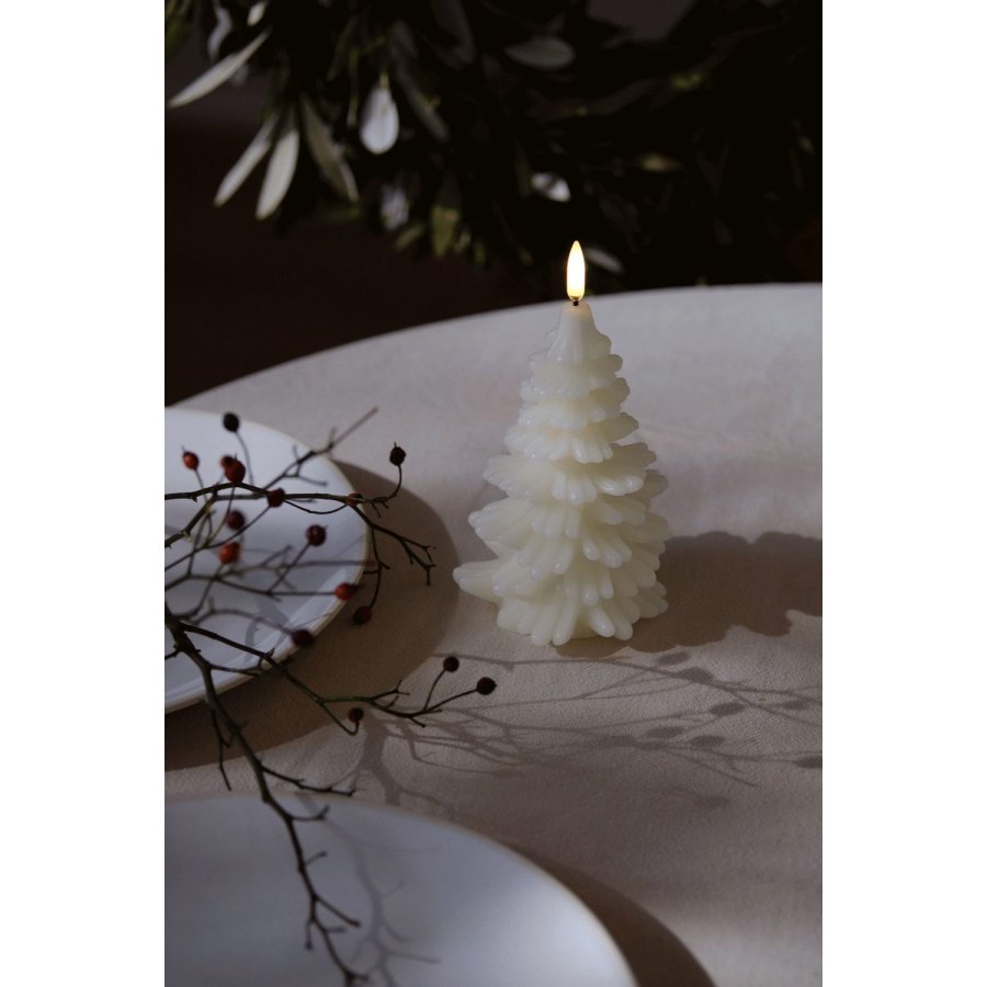 Uyuni Lighting Juletrsformetlys LED 10xH15 cm, Nordic White