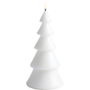 Uyuni Lighting Weihnachtsbaumkerze LED Ø10x20 cm, Nordic White