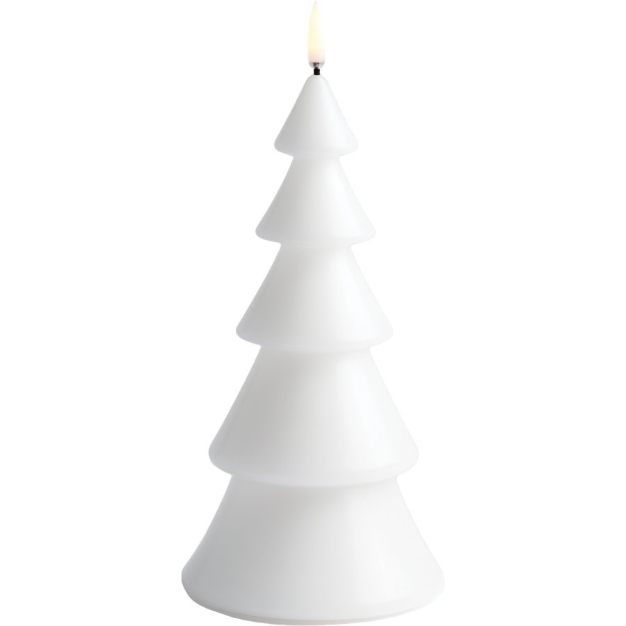 Uyuni Lighting Weihnachtsbaumkerze LED Ø10x20 cm, Nordic White