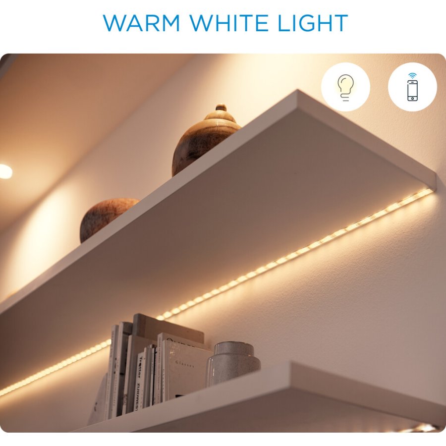WIZ Justerbar ST64 Wi-Fi LED Pre E27 50W, Amber