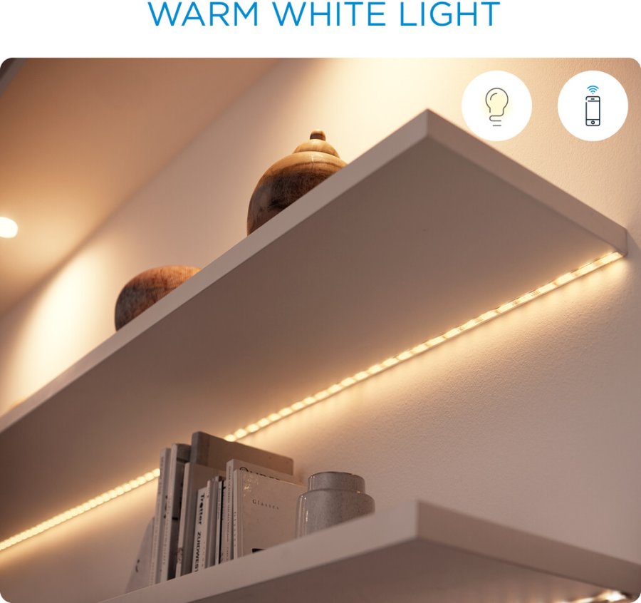 WIZ Justerbar ST64 Wi-Fi LED Pre E27 50W, Amber