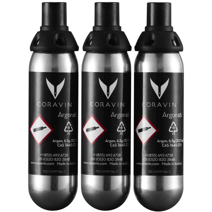 Coravin Kapsler til Vinbevaringssystem 3 stk, St�l