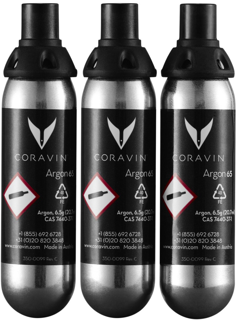 Coravin Kapsler til Vinbevaringssystem 3 stk, St�l
