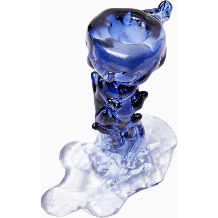 POLSPOTTEN Drip Lysestage H14 cm, Mrkebl