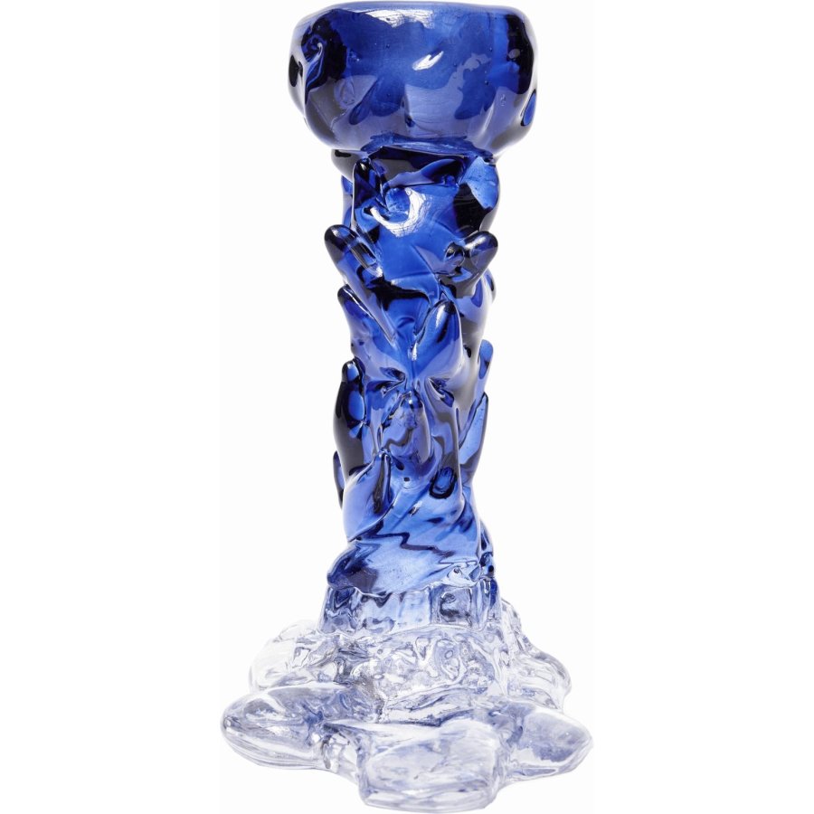 POLSPOTTEN Drip Lysestage H14 cm, Mrkebl