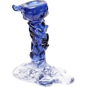 POLSPOTTEN Drip Kerzenstnder H14cm, Dunkelblau