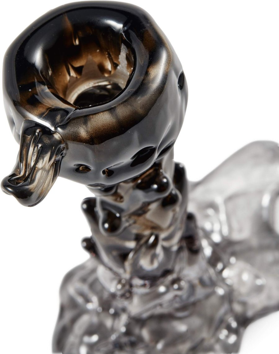 POLSPOTTEN Drip Kerzenstnder H14cm, Schwarz