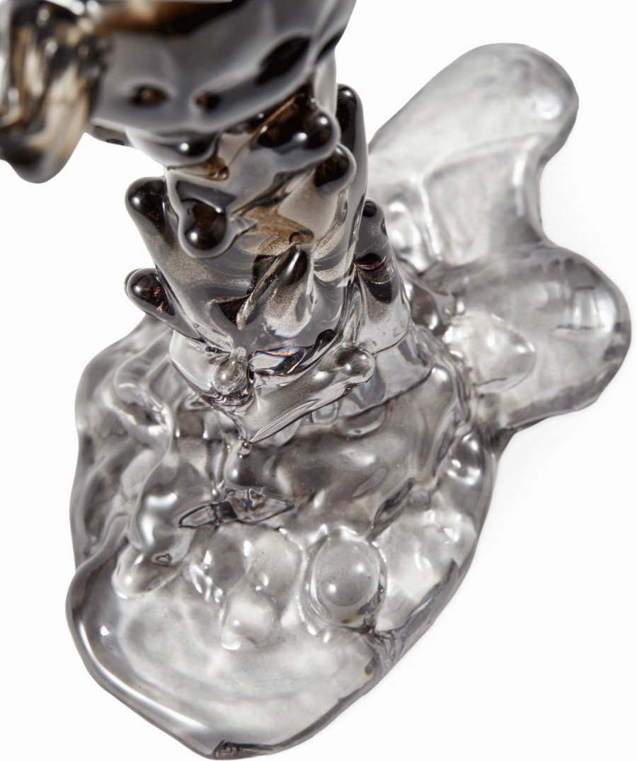 POLSPOTTEN Drip Kerzenstnder H14cm, Schwarz