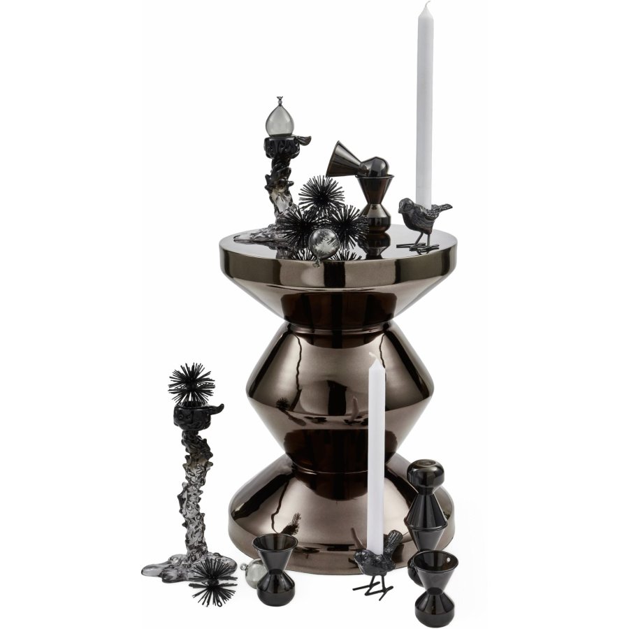 POLSPOTTEN Drip Kerzenstnder H14cm, Schwarz