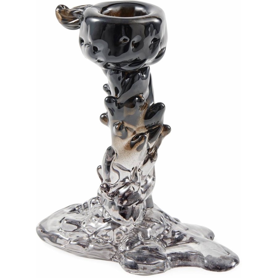 POLSPOTTEN Drip Kerzenstnder H14cm, Schwarz