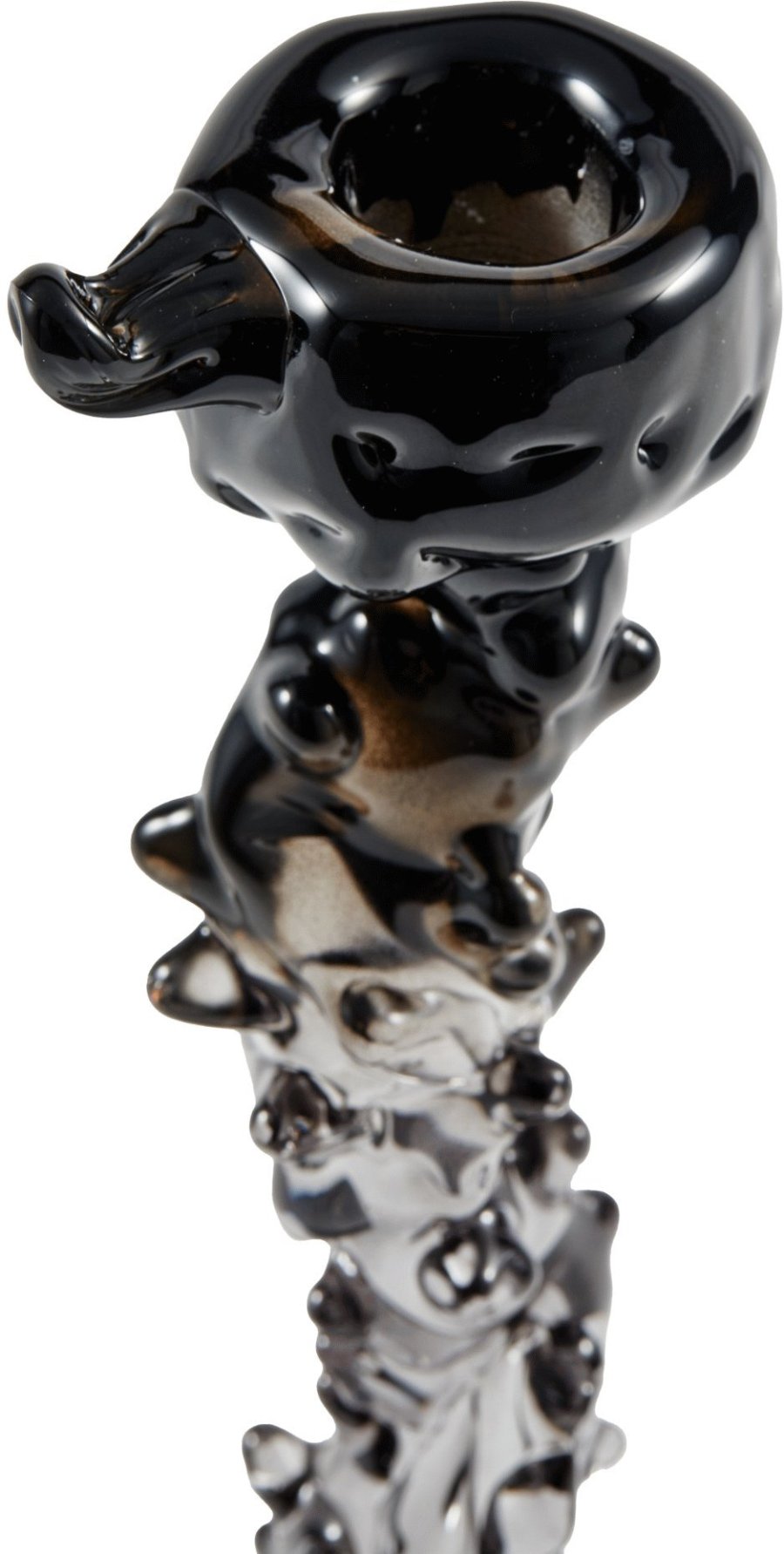 POLSPOTTEN Drip Kerzenstnder H25cm, Schwarz