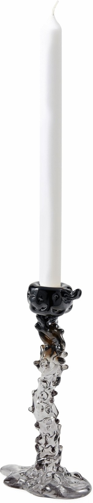 POLSPOTTEN Drip Kerzenstnder H25cm, Schwarz