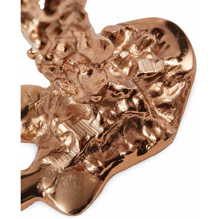 POLSPOTTEN Drip Lysestage H7 cm, Rose Gold