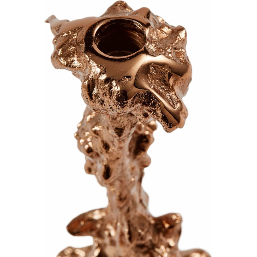 POLSPOTTEN Drip Lysestage H14 cm, Rose Gold