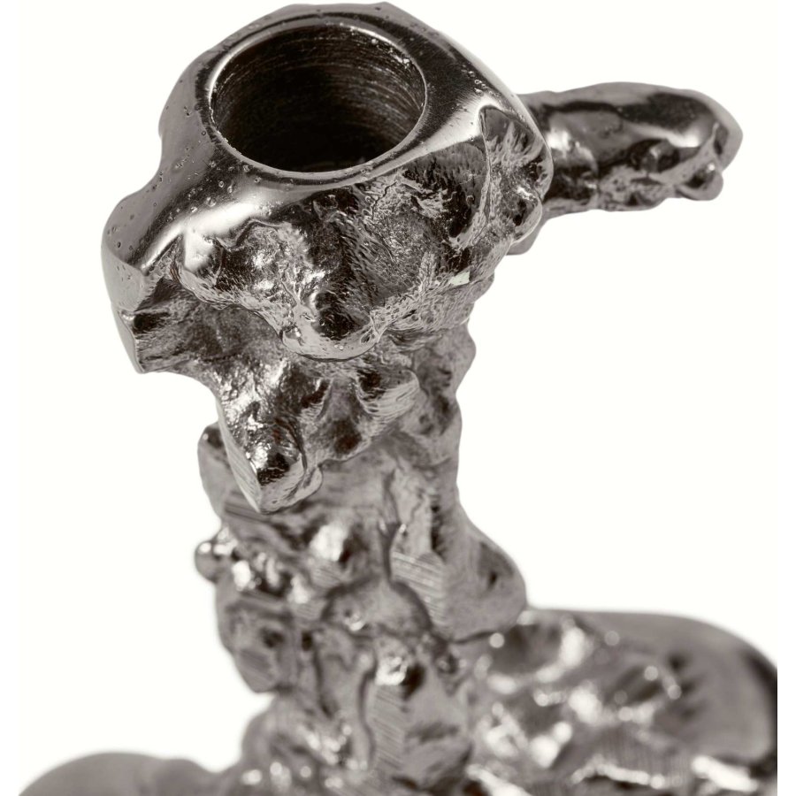 POLSPOTTEN Drip Kerzenstnder H7cm, Schwarzes Nickel