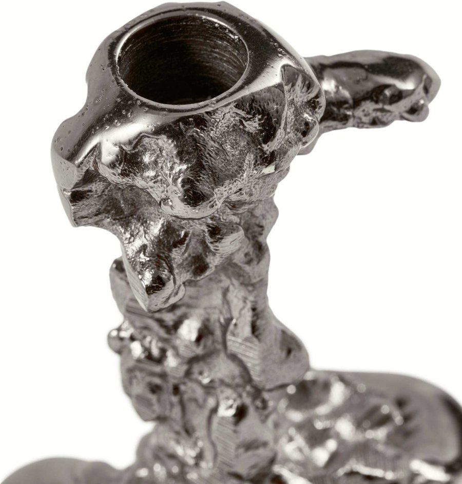 POLSPOTTEN Drip Kerzenstnder H7cm, Schwarzes Nickel