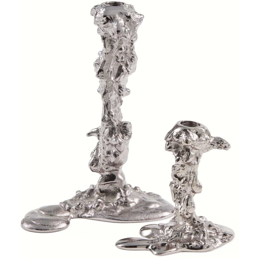 POLSPOTTEN Drip Kerzenstnder H7cm, Schwarzes Nickel