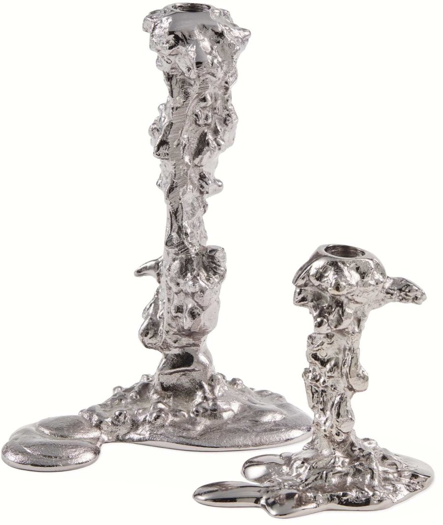 POLSPOTTEN Drip Kerzenstnder H7cm, Schwarzes Nickel