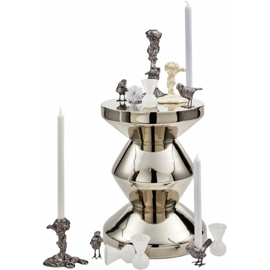 POLSPOTTEN Drip Kerzenstnder H14cm, Schwarzes Nickel