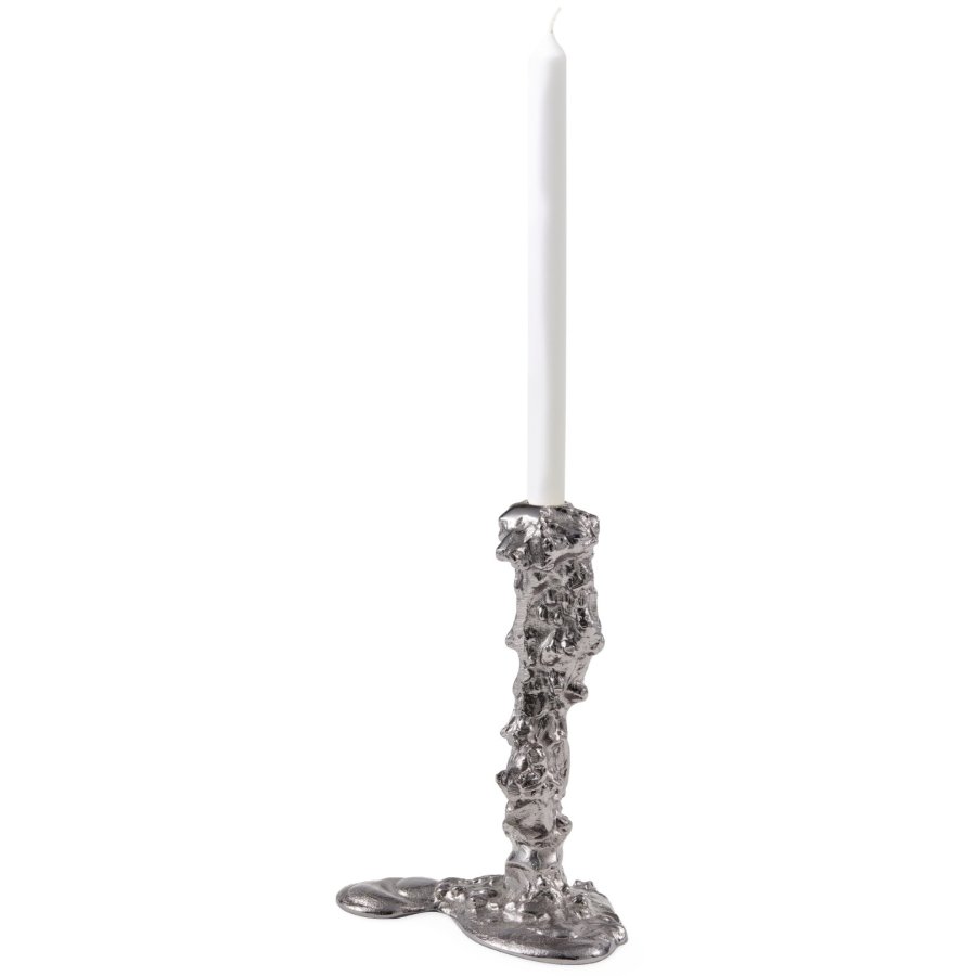 POLSPOTTEN Drip Kerzenstnder H14cm, Schwarzes Nickel