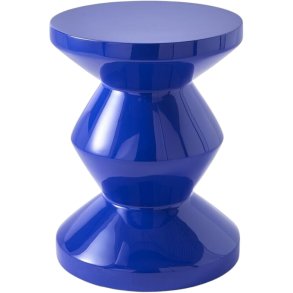 POLSPOTTEN Zig Zag Beistelltisch H46 cm, Dunkelblau