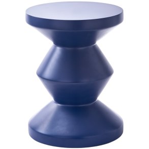 POLSPOTTEN Zig Zag Udendrs Sidebord H46 cm, Mat Mrkebl