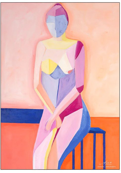Poster & Frame Anna K. Simonsen Plakat Ariel A3 - Plakater A3