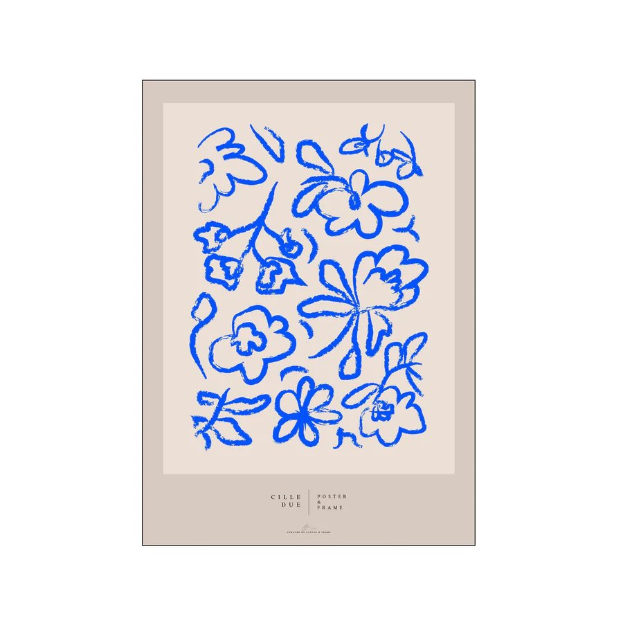 Poster & Frame x Cille Due Poster Flower 50x70 cm