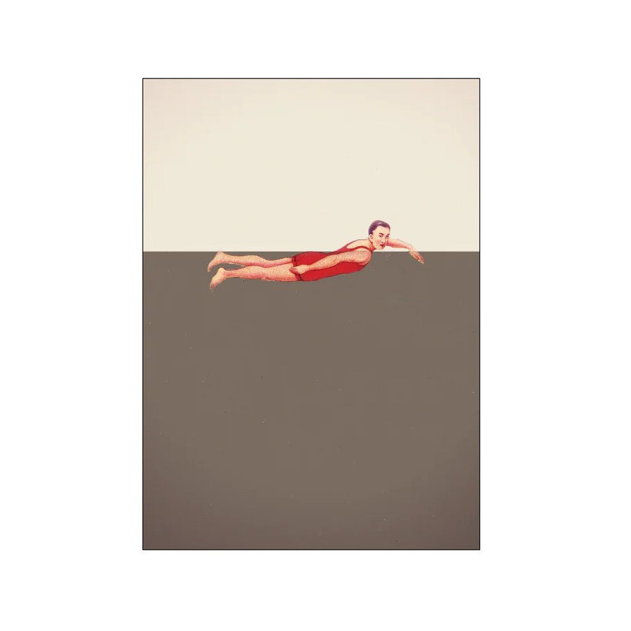 Poster & Frame Double Merrick Poster Swimmer A3