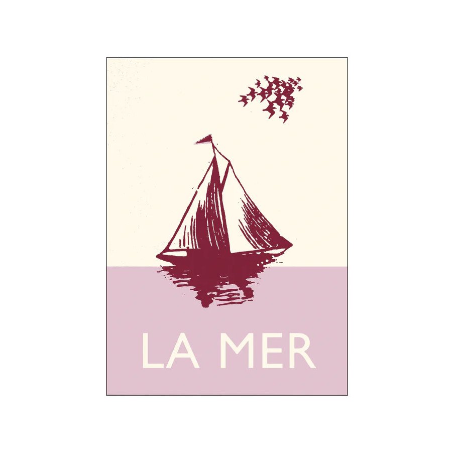 Poster & Frame Double Merrick Poster La Mer Pink A2