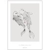 Poster & Frame Hannah Antonius Plakat Le Fish A3