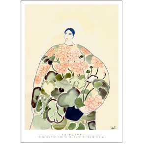 Poster & Frame La Poire Plakat Geranium Coat 50x70 cm
