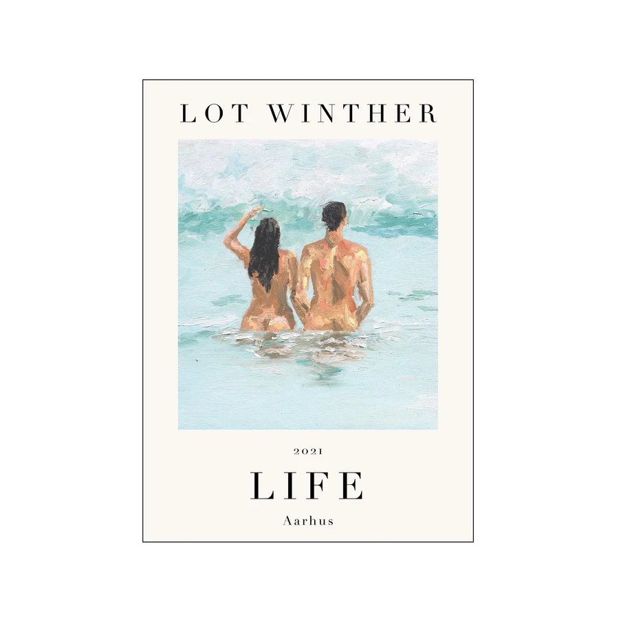 Poster & Frame Lot Winther Poster Life 50x70 cm