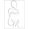 Poster & Frame Mette Handberg Poster Sitting Silhouette 50x70 cm