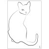 Poster & Frame Mette Handberg Poster Cat A3