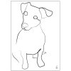 Poster & Frame Mette Handberg Plakat Chien 50x70 cm