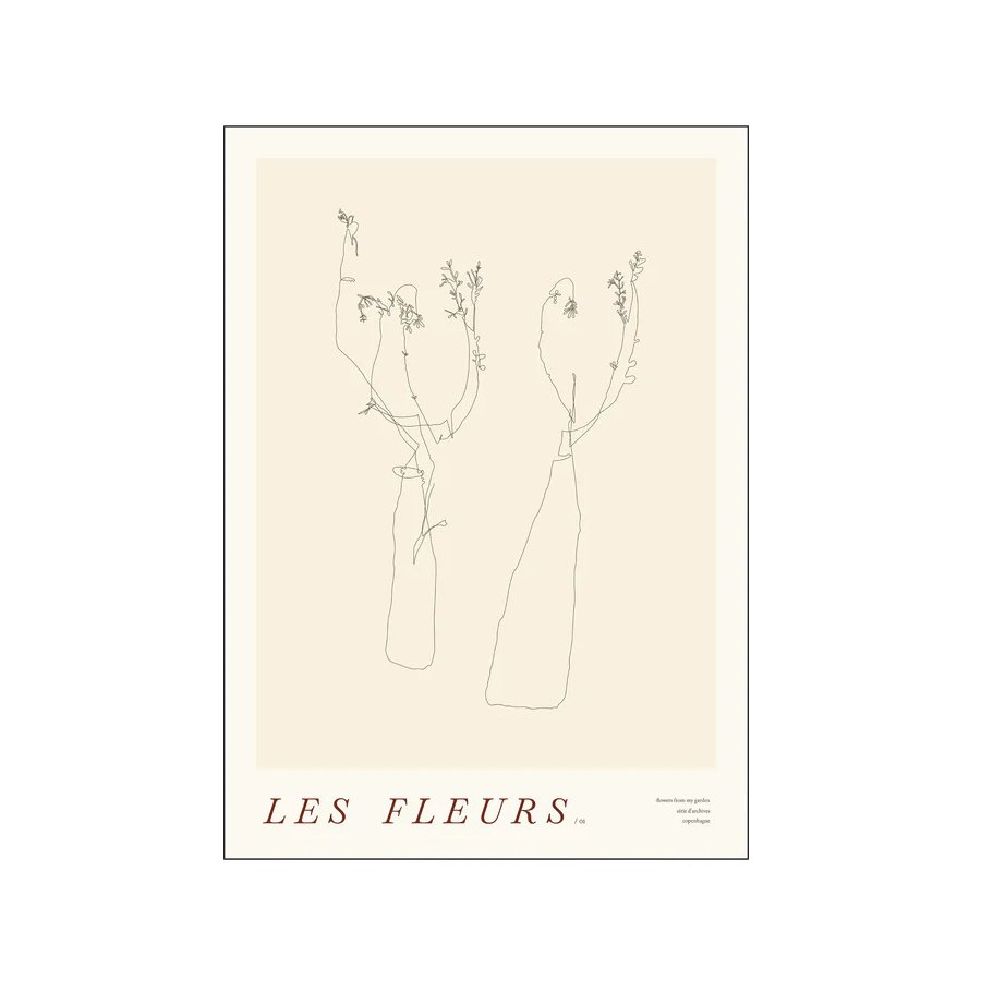 Poster & Frame Mie & Him Poster Les Fleurs 01 30x40 cm