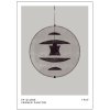 Poster & Frame Nordd Studio Poster VP Globe Verner Panton 1969 30x40 cm, Schwarz