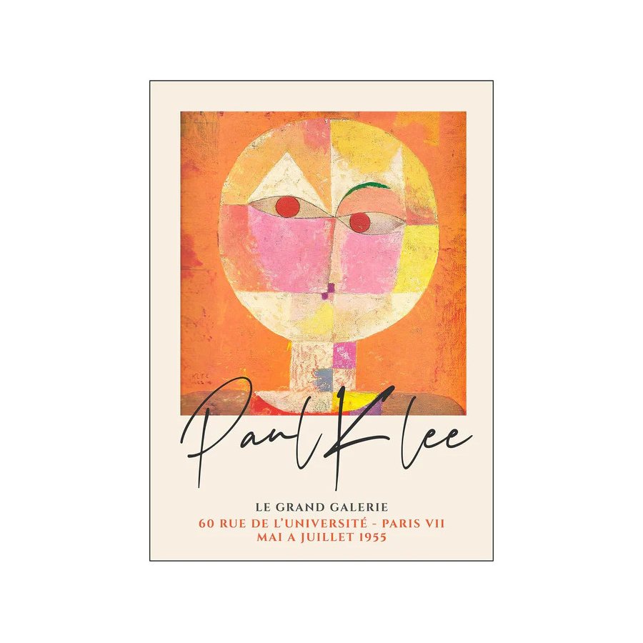 Poster & Frame Paul Klee x PSTR Studio Poster Paul Klee - Senecio 30x40 cm