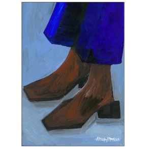 Poster & Frame The Poster Club x Hanna Peterson Plakat Boots and Blues 50x70 cm