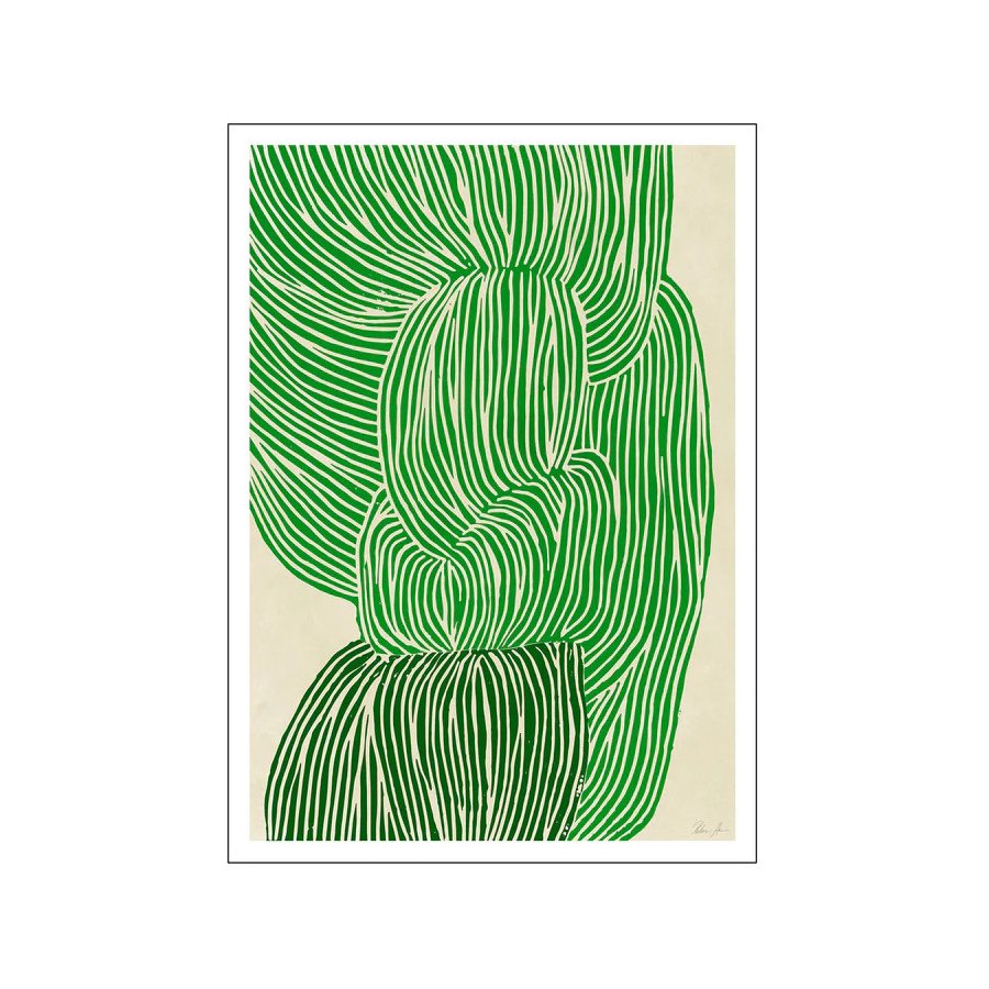 Poster & Frame The Poster Club x Rebecca Hein Poster Green Ocean 30x40 cm