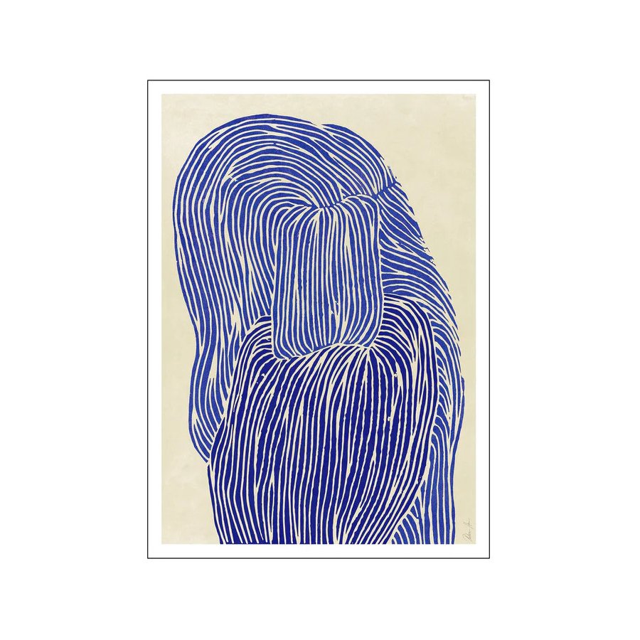 Poster & Frame The Poster Club x Rebecca Hein Poster Deep Blue 50x70 cm