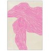 Poster & Frame The Poster Club x Rebecca Hein Poster The Line 30x40 cm, Pink